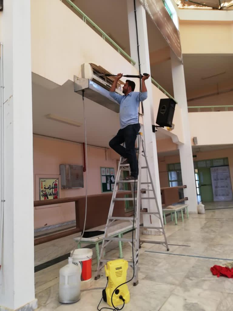 خطط صيانة وتأهيل المباني المدرسية قبل انطلاقة العام الدراسي