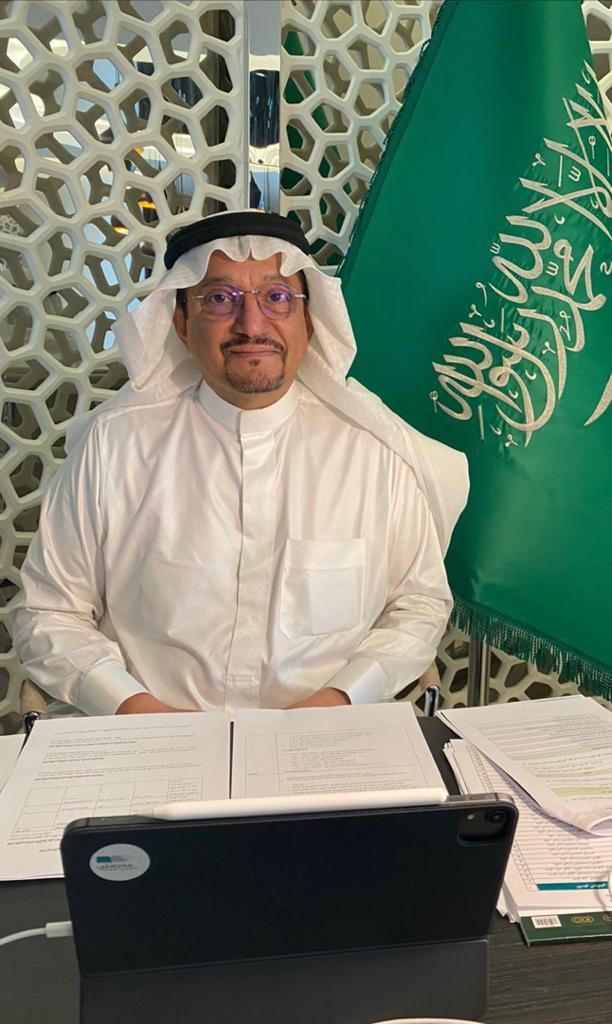 لقاء  معالي وزير التعليم د.حمد بن محمد آل الشيخ بنظيرة معالي وزير التعليم الإضافي والتعليم العالي والبحث والابتكار والعلوم الأير