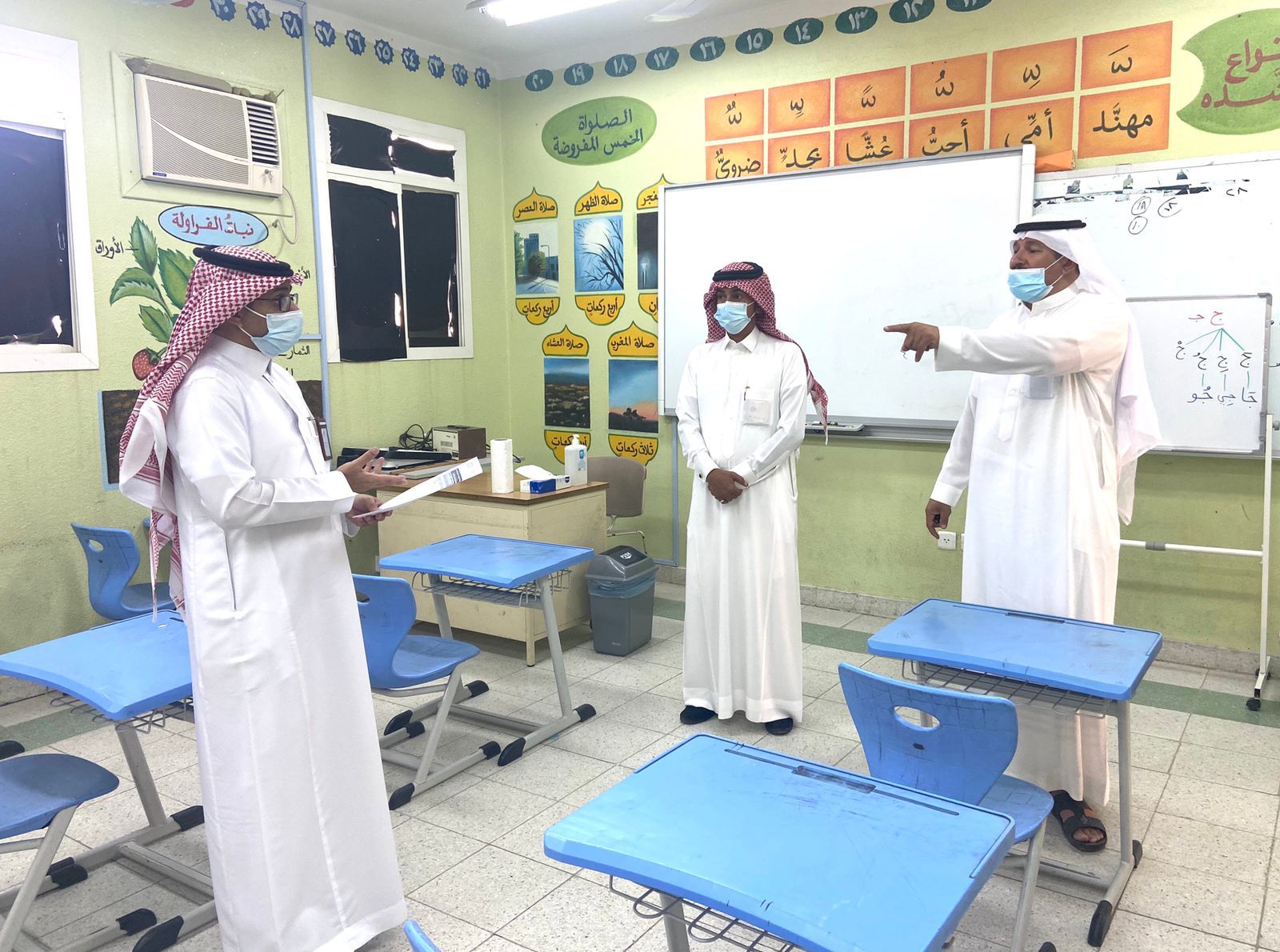 تنفيذ خطط العودة الحضورية الآمنة