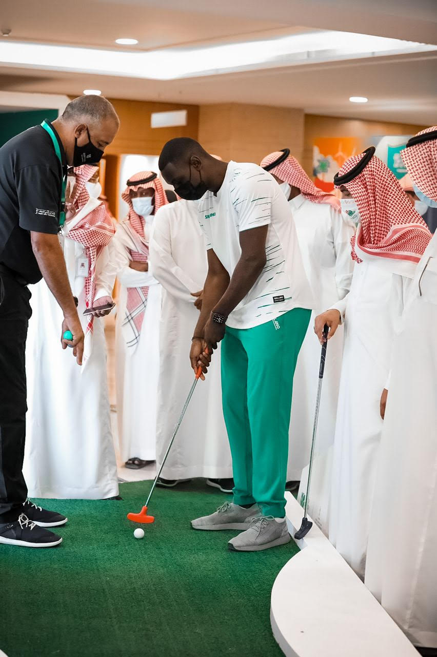 فعالية تجربة الجولف بديوان الوزارة
