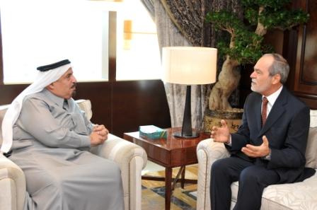 معالي وزير التعليم العالي مع سعادة السفير الكندي لدى المملكة السيد/ دافيد تشاترسون 