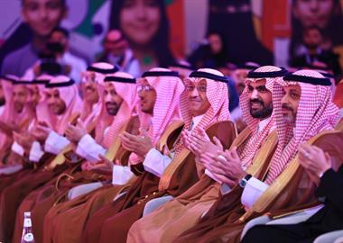 ​سمو وزير الثقافة ووزير التعليم يدشنان أكاديمية آفاق للفنون والثقافة بالتزامن مع تكريم الفائزين في مسابقة المهارات الثقافية