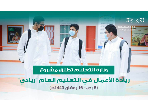  أنشطة تثقيفية وتدريبية وتنافسية في مجال ريادة الأعمال لطلاب وطالبات المرحلتين المتوسطة والثانوية